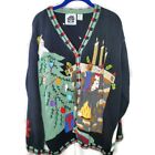 Storybook Knits Christmas Holiday Winter Cardigan Sweater Size 2X