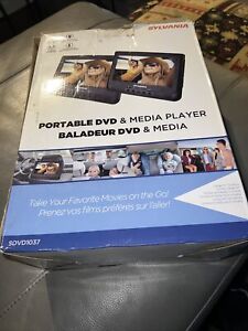 SYLVANIA Portable DVD And Media Player 10 Inch Brand New Dual Screens