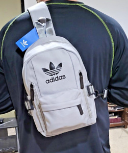 Adidas Unisex Sling Bag Backpack NWT School Carry On Shoulder Bag