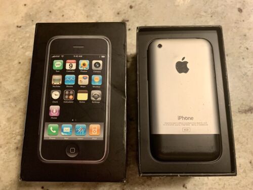 Apple iPhone 1st Generation - 8GB (AT&T) A1203 (GSM) Matching Box - As Is *Read*