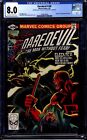 Daredevil #168 CGC 8.0 Double Cover at Centerfold! Rarer than 9.8! 1-of-a-Kind!!