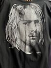 Kurt Cobain Vintage 1994 Bradford Gallery  Black Graphic Tee Shirt XL