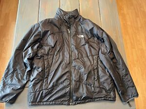 North Face Jacket Men XL Black Full Zip TNF Puffer Insulated Jacket