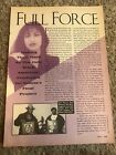 RARE FLY 90s URBAN Magazine SELENA QUINTANILLA FULL PAGE ARTICLE - MUST HAVE!!