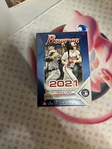 2021 Bowman Baseball MLB Trading Card Blaster Box Brand New Factory Sealed