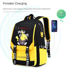 Pikachu School Bag Backpack For Students Boys And Girls. Exc Condition Yellow