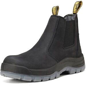 Men's Work Boots, Composite Toe Waterproof, Slip Resistant Anti-Static Slip