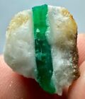 16 Carat Well Terminated Top Green Emerald Panjsher Crystal On Matrix @AFG