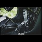 JDM black alcantara suede shiftboot with white drawstring rope universal fitment