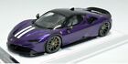 1:18 Ivy Ferrari SF90 Novitec / Purple with White Stripe  / Limited To 99 Pieces