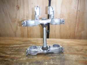 1991 Cr250 (A) Triple Clamps Trees Yokes Steering Stem Front Forks