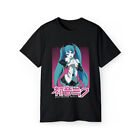 Hatsune Miku New Adult T-Shirt -Pinkish Stage Circle Imag, gift Christmas shirt