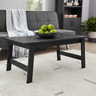 Wood Rectangle Coffee Table, Black Finish