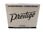 2022 Panini Prestige Football 12 Factory Sealed Fat Cello Jumbo Pack Per Box