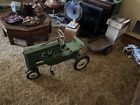 1957 Pedal John Deere Tractor And Trailer