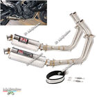 For Yamaha MT-07 FZ07 XSR700 2015-22 Full Exhaust System Front Pipe 51mm Muffler