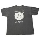 Vintage Smashing Pumpkins T Shirt The World Is A Vampire Black XL 1996 Tour Rare