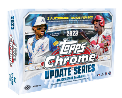 2023 Topps Chrome Update Baseball BREAKERS DELIGHT BOX Factory Sealed 2 Autos
