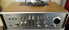 ROTEL RA-611 Vintage 1970's Silver Aluminium Stereo Integrated Amplifier - Wood