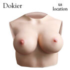 Silicone Crossdressers Breast Forms Chest Plates Drag Queen Mastectomy Enhancer