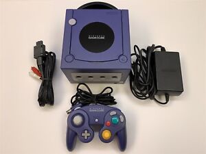 Nintendo Indigo Purple GameCube Console Bundle Complete with Controller