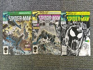 Web of Spider-Man lot of 3 Comics Marvel #31, 32 & 33 Nice Condition Free Ship
