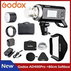 Godox AD400Pro 2.4G TTL Outdoor Camera Flash Light Speedlite + 80*80cm Softbox