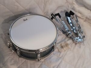 New ListingPearl Roadshow 13x5 inch Piccolo Snare with Pearl Snare Stand Silver Sparkle NEW