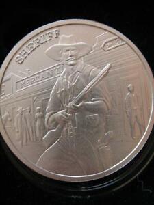 1-OZ.999 DONALD J TRUMP NEW SHERIFF IN TOWN 2ND AMENDMENT SILVER COIN +GOLD