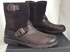 NIB Ugg Men's Messner Waterproof Leather Sheepskin Brown Buckle Boots Size 13