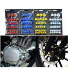 30x/Set Motorcycle Head Screw Cover Decorative Parts for Yamaha Kawasaki Honda (For: 2008 Kawasaki Ninja 250R EX250J)