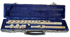 Vintage Silver Plated Model 3 French Style Gemeinhardt Student Flute & Hard Case