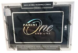 AUCTION #1 2019-20 Panini One and One Basketball Hobby Box Sealed Zion RC Yr