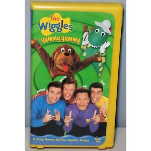 VTG 2000 The Wiggles Yummy Yummy VHS 14 Songs Running Time 36 Min. Ages 1-8