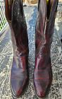 lucchese cowboy boots size 11.5 Oxblood