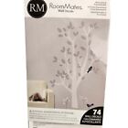 RoomMates RMK3500GM Woodland Tree with 2 Birds  Peel and Stick Giant Wall Decals