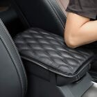 Car Accessories Car Armrest Cushion Cover Center Console Box Pad Protector Black