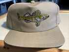 Vintage Fish Embroidered  Hat Adjustable Strapback Cap Trucker
