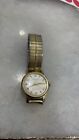 Vintage Dominion 17 Jewel Gold Watch - White Dial