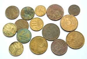 RUSSIA USSR COINS LOT