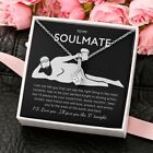 To My Soulmate Necklace For Women, Xmas Gift For Girlfriend Wife From Husband