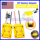 For DeWalt 18V/20V Max Battery Holder Dock DIY Adapter Power Wheels Connector