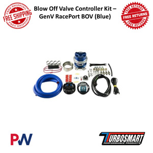 Turbosmart Blow Off Valve Controller Kit & Adj. Race Port BOV Blue #TS-0304-1001