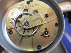 1865 18s Waltham model 1857 key wind Civil War era pocket watch movement ticks
