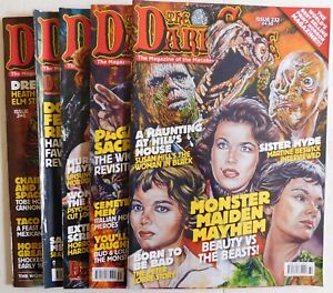 5 X THE DARK SIDE Magazines - Between #232 & #246 - Job lot (all shown) Horror