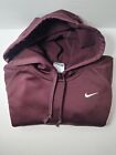 Nike Therma-Fit Pullover Hoodie With Drawstring Front Pocket Women Size S Maroon