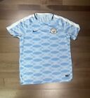 Nike Manchester City 2017 Pre-Match Football Shirt Soccer Jersey Men’s Size XL