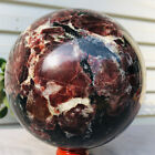 New Listing6.671lb Natural Fireworks Garnet Quartz Crystal Healing Ball Sphere Healing