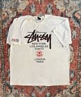 2013 Stussy x Clot Tribal Logo Spell Out Graphic T-Shirt Size XXL ~READ