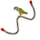 Bungee Rope Bird Toy for Parakeets Cockatiels Conures Parrots Love Birds